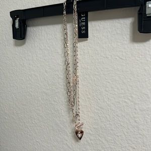 Guess multicolor charm necklace